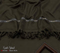Men's Winter Wool Shawl-olive 805